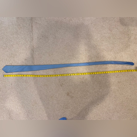 MICHAEL KORS SILK TIE WITH BLUE AND GREEN PLAID PATTERN - Picture 6 of 8